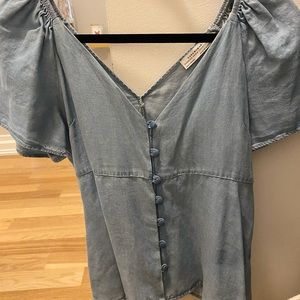 Denim top